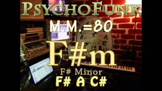 f#m minor (psychofunk m.m. = 80) one chord jam vamp