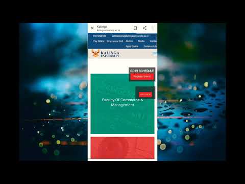 How to open notes on Kalinga univesity Sites in student login page with their password