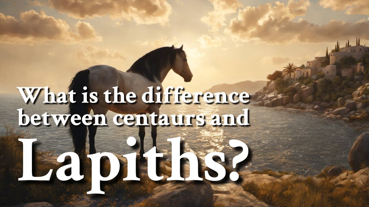 What is the difference between centaurs and Lapiths? Greek Mythology Story