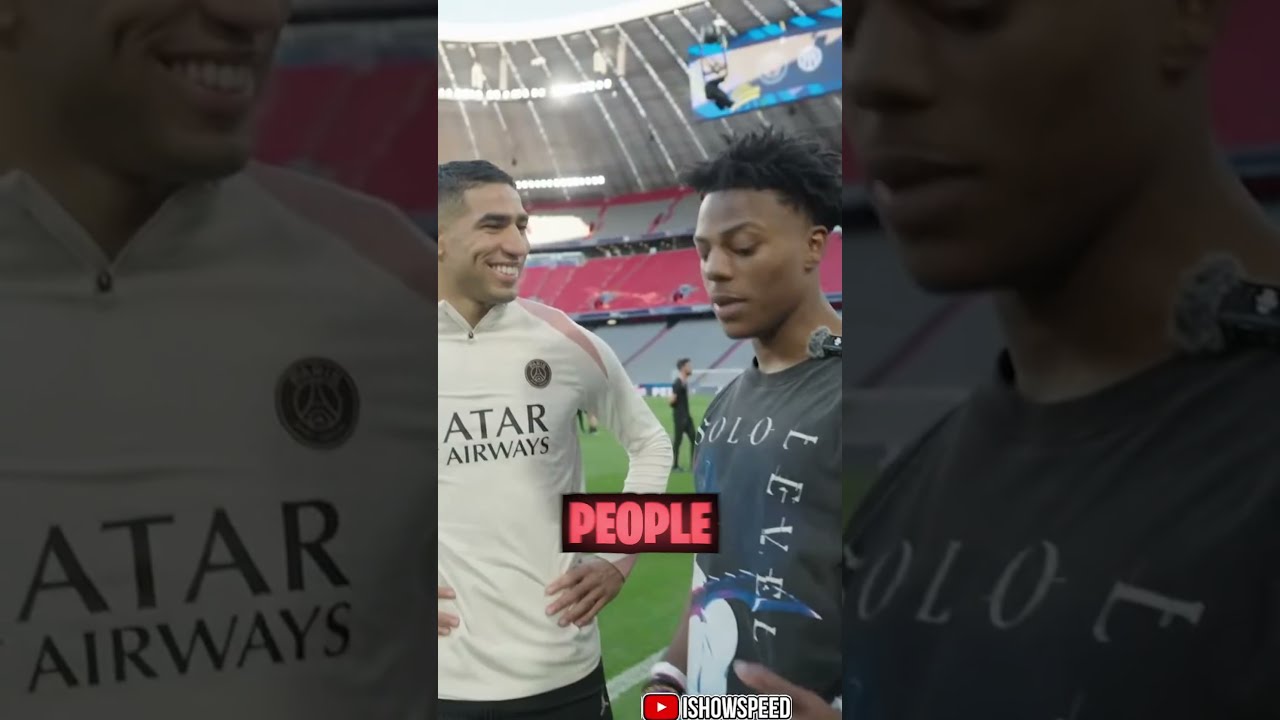 IShowSpeed Meets Achraf Hakimi 