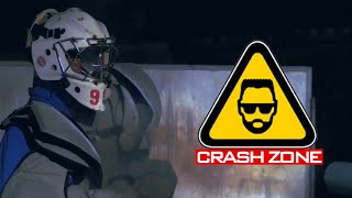 Видео Разогнанная до 550 км/ч хоккейная шайба сметает всё. (автор: Crash Zone)