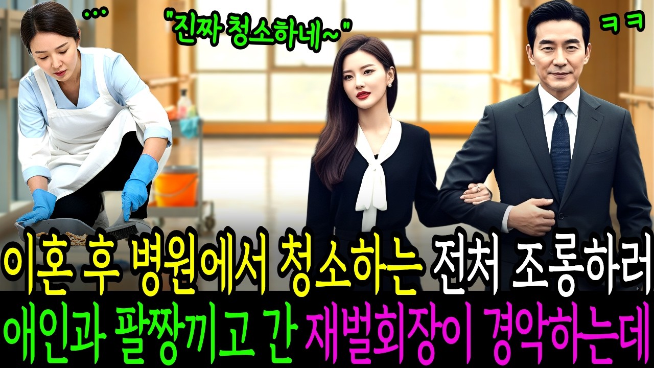 이혼 후 병원에서 청소하는 전처 조롱하러 애인과 팔짱끼고 간 재벌회장이 경악하는데.. 노후사연 | 감동사연 | 오디오북 | 인생사연