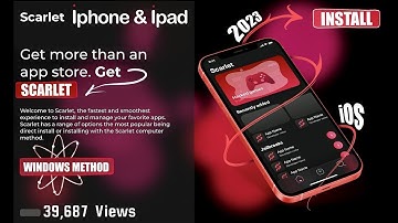 Scarlet ios Sideload Tutorial (Windows) |  No Revoke (2025)