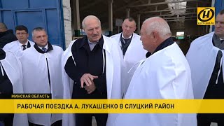 Лукашенко - о картошке для ОМОНа, пармезане и кукурузе. Итоги поездки в Слуцкий район