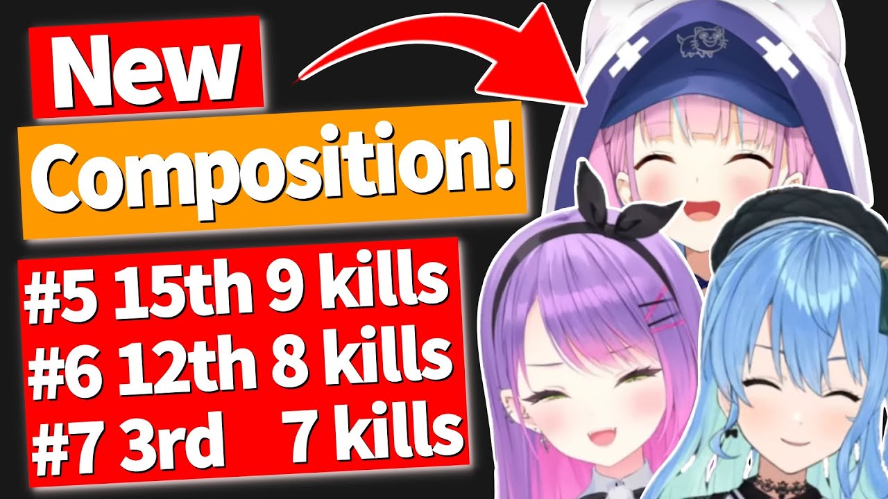 【ENG SUB】Startend's V Saikyo Day 1 Scrims with new comp!【Aqua/Towa/Suisei】【hololive】