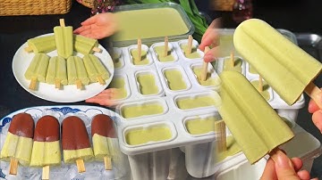 Cách làm kem đậu xanh lá dứa tại nhà - Full