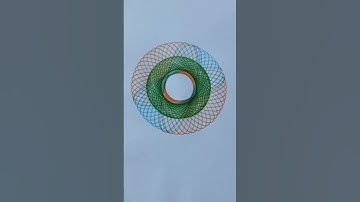 Multi colour Spirograph#short #asmr#drawing#satisfying#art