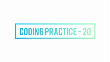 coding practice -20 //ccbp//Python/@Nxtwaveccbp