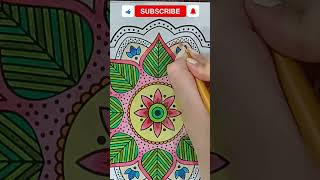 Coloring a Mandala for Mindfulness – Relax & Create/ stress relief  - #ARTINA #sketch