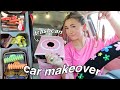 decorating & cleaning my car 🚐 *extreme makeover*