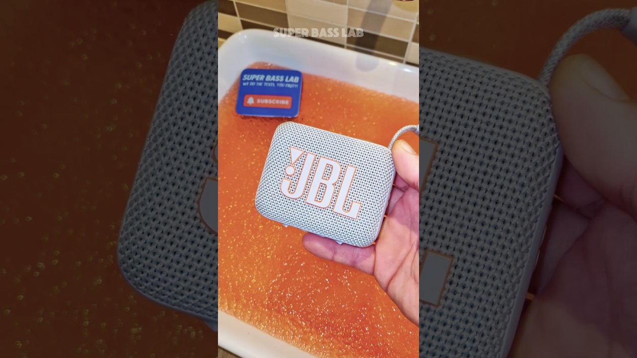 WHITE JBL GO 4 vs RED SLIME! Will It Survive?! 😱🔥