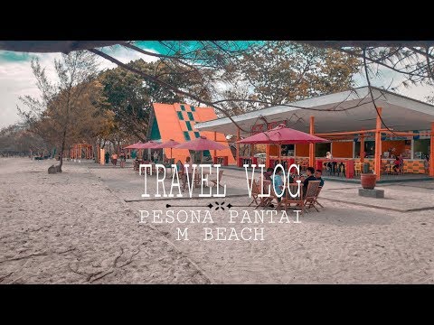 Vlog Traveling Ke pantai MBeach //Merak Belantung