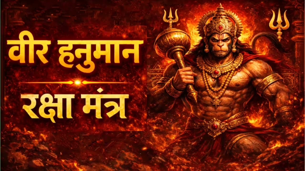 वीर हनुमान रक्षा मंत्र। Hanuman Veer Raksh Mantra 