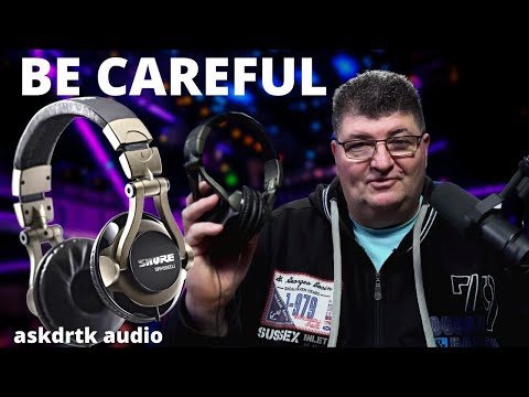 Shure SRH550DJ Headphones - Detailed Review and Tests - YouTube