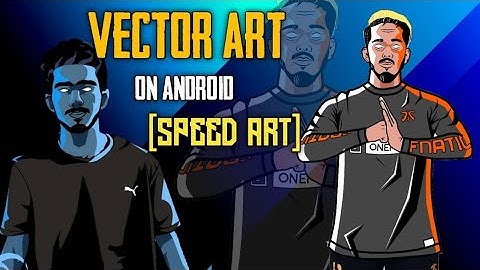 How to make gaming vector logo like kaztro, scout on Android [Speed art]