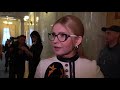 Тимошенко пояснила, чому заблокувала місце Разумкова