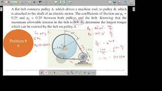 Problems from Belt Friction L3