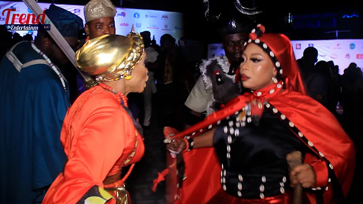 IYABOOJO WAR F!GHT WITH WUNMI TORIOLA AT FEMI ADEBAYO MOVIE PREMIERE "KING OF THIEVES"