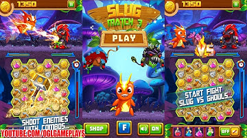 Slug Match 3 RPG Gameplay (Android iOS)