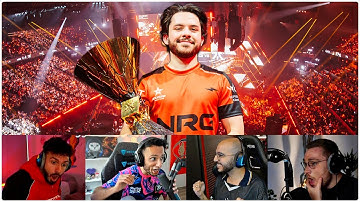 VALORANT STREAMERS REACT TO THE BEST PLAYS OF VCT CHAMPIONS PARIS | ft. FNS, ONHPIXEL ++