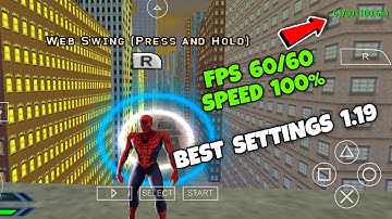 PPSSPP Best Settings For Spider Man 3 | No Lag Smooth Gameplay | 60Fps