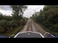 Locomotive ride along great lakes central railroad