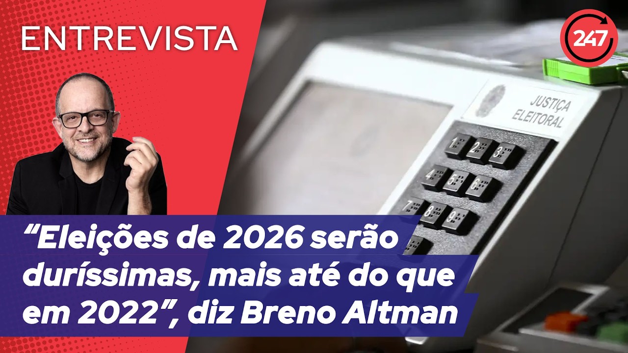 “Eleições de 2026 serão duríssimas, mais até do que em 2022”, diz Breno Altman