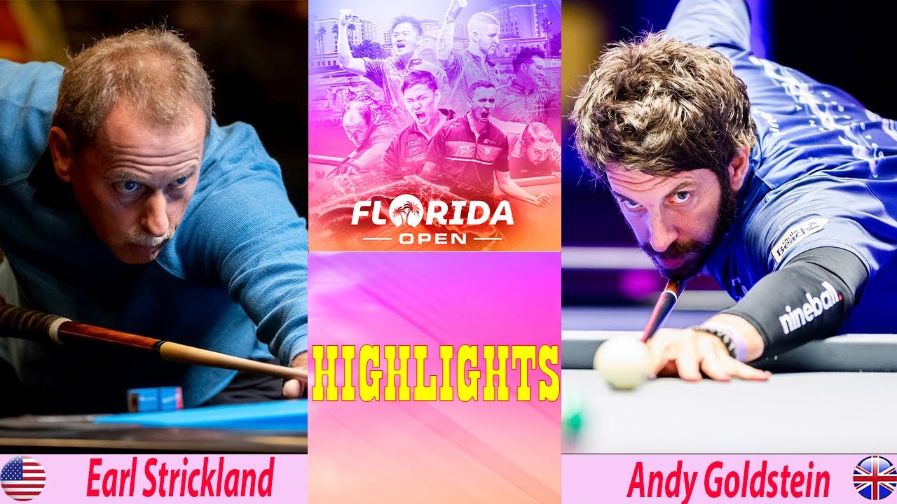 HIGHLIGHTS | Earl Strickland vs Andy Goldstein | Florida Open Pool Championship HIGHLIGHTS | Earl Strickland vs Andy Goldstein | Florida Open Pool Championship