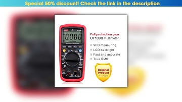 Best UNI-T Digital Multimeter UT139C NCV Multimetro True RMS Temperature Tester Electrical Handheld