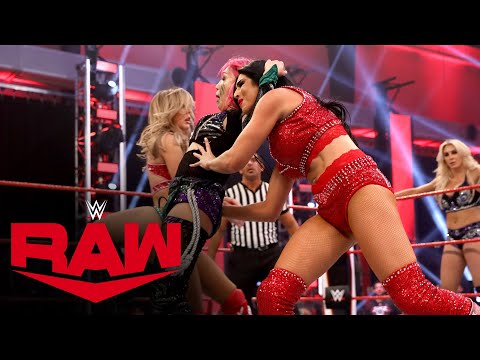 Asuka & Charlotte Flair vs. Sasha Banks & Bayley vs. The IIconics: Raw, June 8, 2020