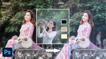 copy & paste color grading with 3 hidden points in photoshop | photoshop tutorial