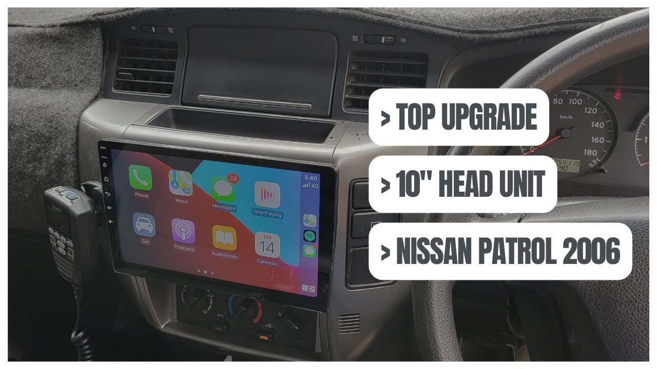 Top Secret Upgrade 10" headunit for NISSAN PATROL 2006 with Wireless