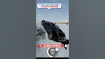 Buggati Veyron Car Jump Battle in Beam ng Drive #beamngdrive #audi #shorts #short #gaming