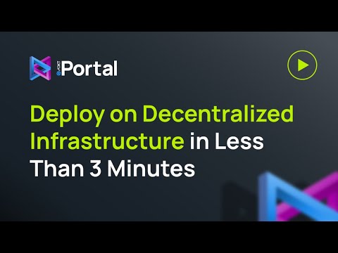 Deploy on Decentralized Infrastructure in Less Than 3 Minutes