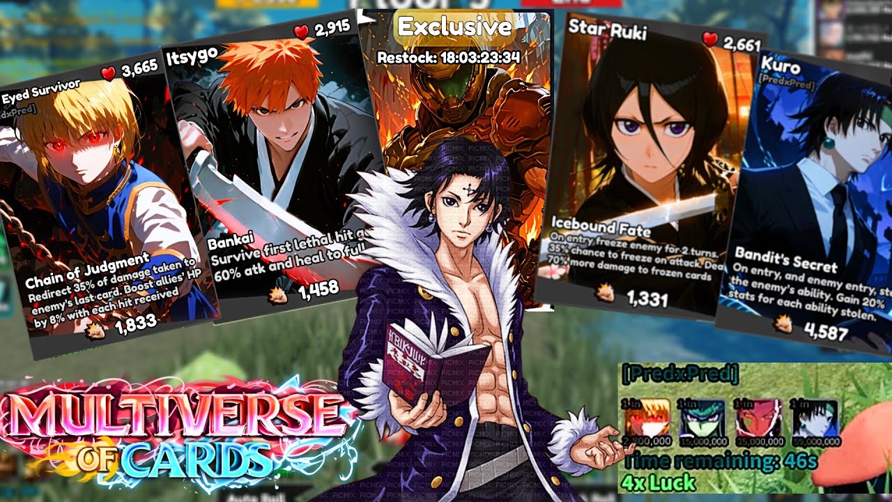 (NEW CODES!) Popping Inf In HxH Weather In Multiverse Of Cards ...