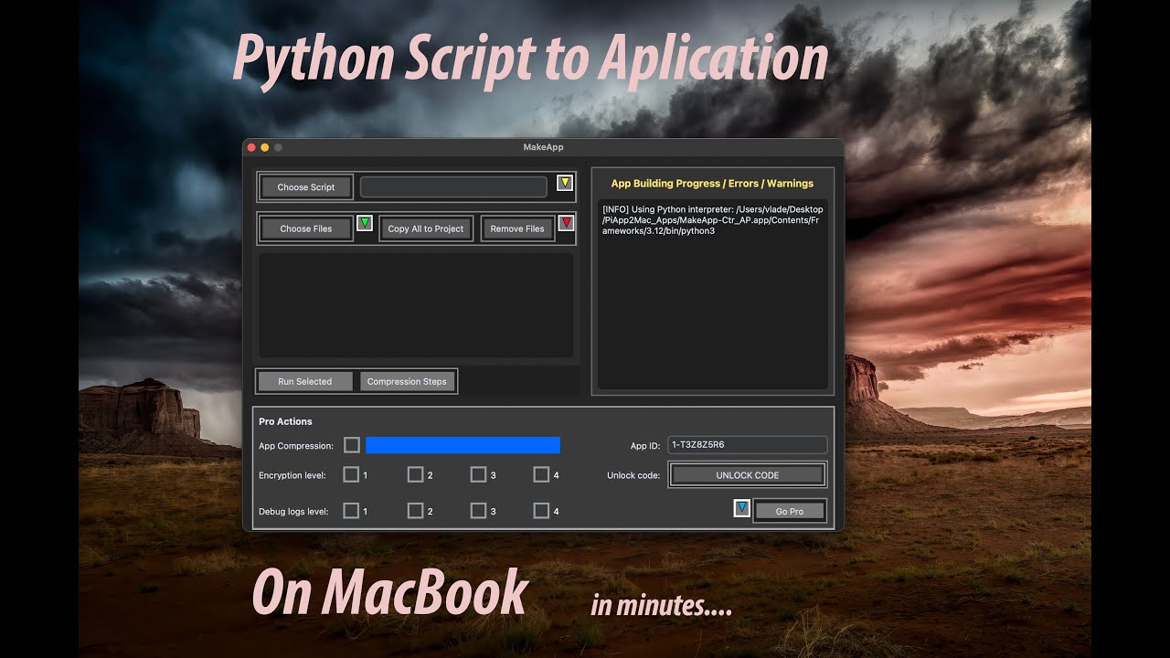 Any Python Script to App in minutes - YouTube