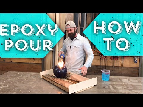 DIY RIVER TABLE/ HOW TO POUR EPOXY