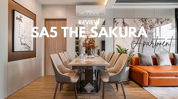 Thiết Kế Nội Thất Hiện Đại Căn Hộ 3 Phòng Ngủ Tại SA5 The Sakura