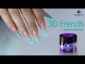 3d French nail using PowerGel by Magnetic