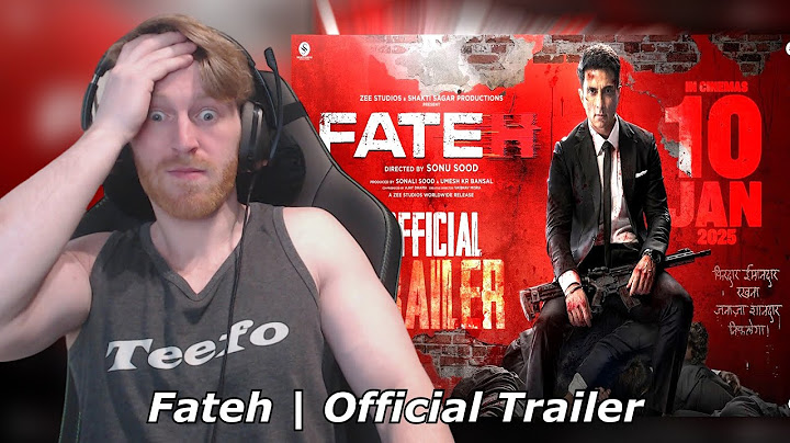 Fateh | Official Trailer l Sonu Sood | Jacqueline Fernandez • Reaction By Foreigner