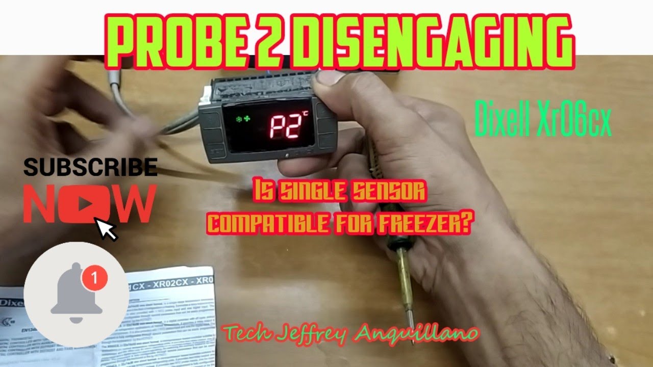 HOW TO DISABLE EVAPORATOR SENSOR OF DIXELL CONTROLLER OF COMMERCIAL