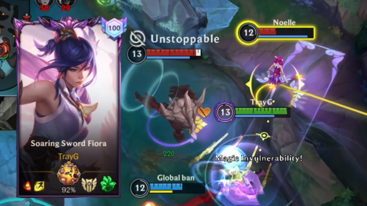 WILD RIFT FIORA VS MALPHITE TOP 100 Fiora gameplay YouTube