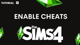 How to turn on cheats in Sims 4 PS4