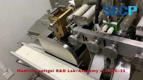 SEC-32 Medicine Softgel Factory Lab R&D encapsulation machine line, University/Academy/New start
