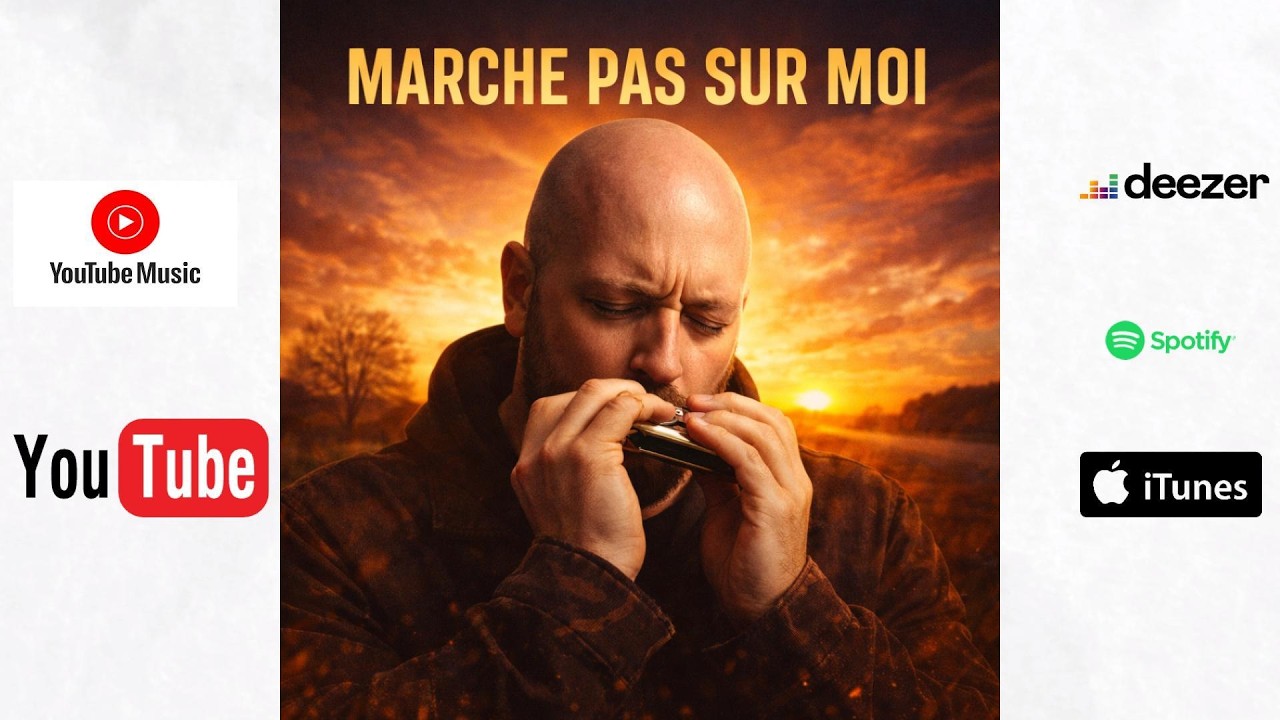 Marche pas sur moi // Marty Lost // #poprap #harmonica #pop