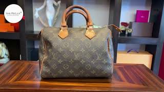 Louis Vuitton Vintage Monogram Speedy 25 Bag The Relux