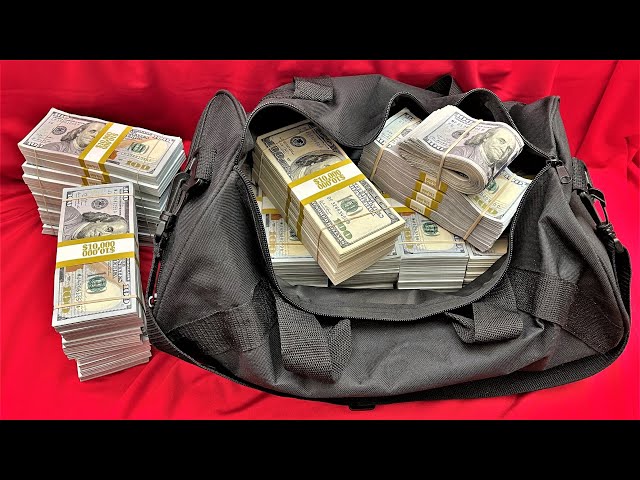 Money Stacks Duffle Bag