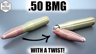 Making a .50 BMG Round as a secret Compartment | Lathe Projects