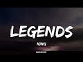 King  legends lyrics  new life