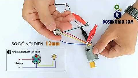 Công Tắc Nút Nhấn Nhả Kim Loại 12mm #congtac #nutnhan #dongco